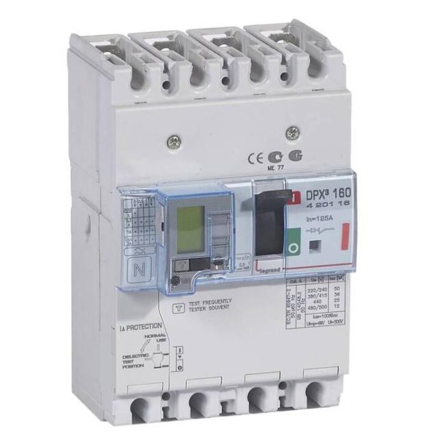 Силовой автомат Legrand DPX?, 36кА, 4P, 125А, 420116 Силовой автомат Legrand DPX?, 36кА, 4P, 125А, 420116