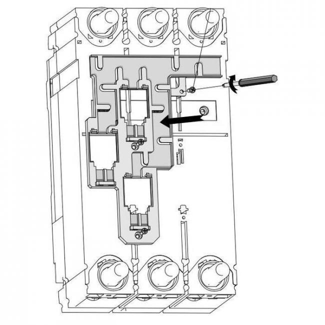 Разъем для втычного SUSOL MCCB ASSY,BASE CONNECTOR, TS400, TS630