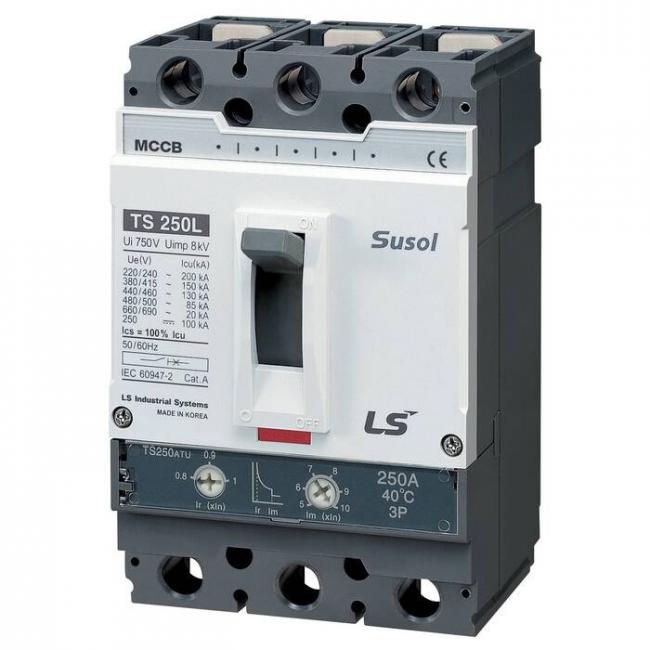 Силовой автомат LSIS TS 250А, MTU, 50кА, 3P, 220А, 0105025000 Силовой автомат LSIS TS 250А, MTU, 50кА, 3P, 220А, 0105025000