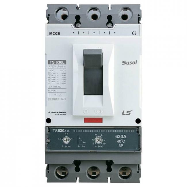 Силовой автомат LSIS TS 630А, FMU, 65кА, 3P, 500А, 0108001900 Силовой автомат LSIS TS 630А, FMU, 65кА, 3P, 500А, 0108001900