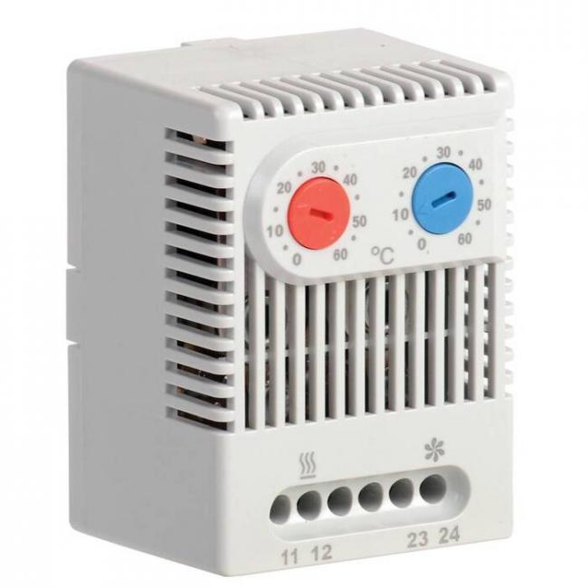 Термостат двухканальный от 0 до +60°C NO+NC IEK Термостат двухканальный от 0 до +60°C NO+NC IEK