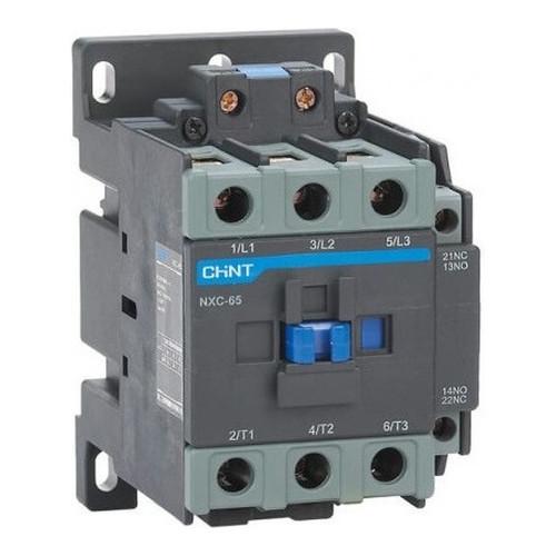 Контактор Chint NXC 3P 65А 220В AC 30кВт, 836796 Контактор Chint NXC 3P 65А 220В AC 30кВт, 836796