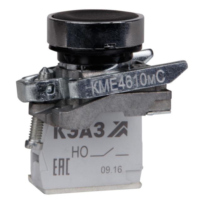 Кнопка КМЕ4610мС-черный-1но+0нз-цилиндр-IP65-КЭАЗ Кнопка КМЕ4610мС-черный-1но+0нз-цилиндр-IP65-КЭАЗ