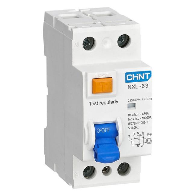 УЗО Chint NXL-63 1P+N 32А 6 кА, 30 мА ( AC ), 280722 УЗО Chint NXL-63 1P+N 32А 6 кА, 30 мА ( AC ), 280722
