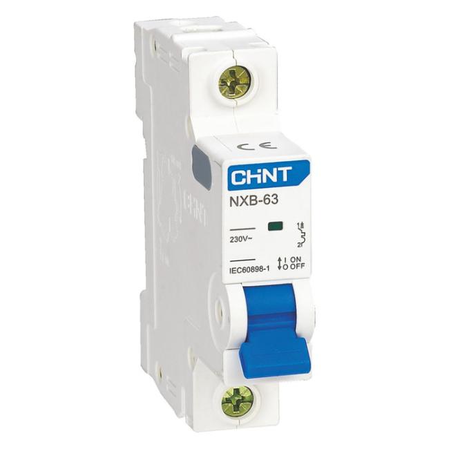 Автоматический выключатель Chint NXB-63S 1P 6А (D) 6кА, 814025