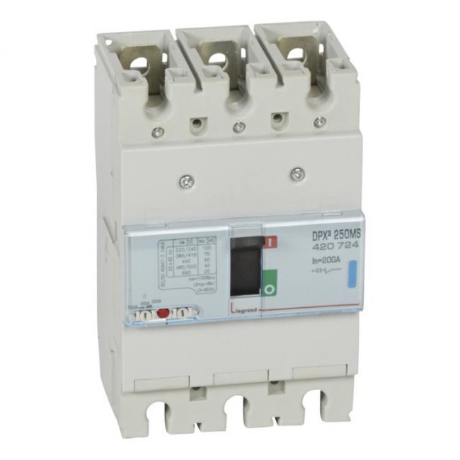 Силовой автомат Legrand DPX?, 70кА, 3P, 200А, 420724 Силовой автомат Legrand DPX?, 70кА, 3P, 200А, 420724