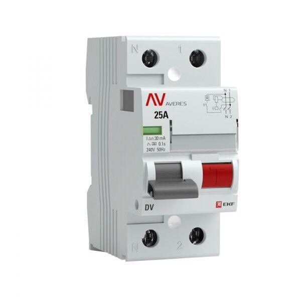УЗО EKF AVERES 2P 100А 10 кА, 30 мА ( AC ), rccb-2-100-30-ac-av УЗО EKF AVERES 2P 100А 10 кА, 30 мА ( AC ), rccb-2-100-30-ac-av