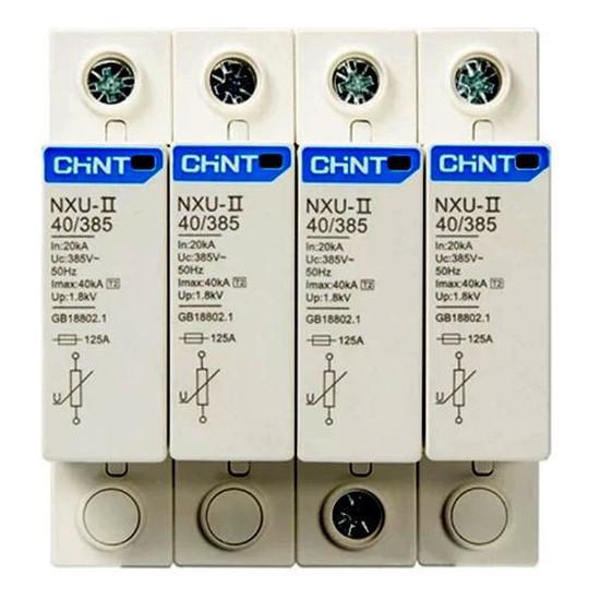 Ограничитель имп. перенапр. NXU-IIG/F 4P In=25kA Uc=440B Im=65kA (R)(CHINT) Ограничитель имп. перенапр. NXU-IIG/F 4P In=25kA Uc=440B Im=65kA (R)(CHINT)