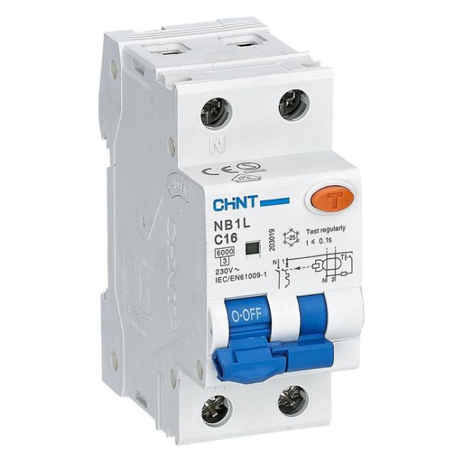 Дифавтомат Chint NB1L 1P+N 40А (C) 10 кА, 30 мА ( AC ), 203111 Дифавтомат Chint NB1L 1P+N 40А (C) 10 кА, 30 мА ( AC ), 203111