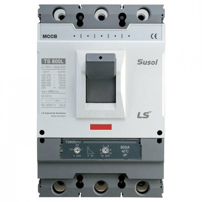 Силовой автомат LS Electric TS800 800А, ATU, 100кА, 4P, 800А, 112002900 Силовой автомат LS Electric TS800 800А, ATU, 100кА, 4P, 800А, 112002900