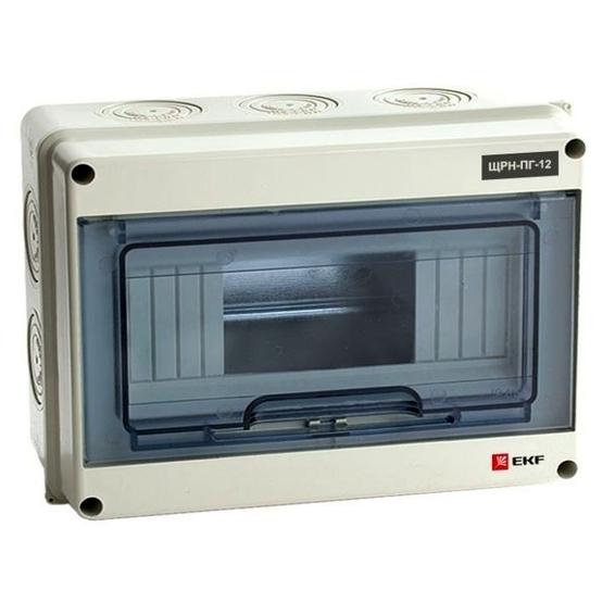Щит распред. навесной ЩРН-ПГ-12 (198х254х106) IP65 EKF PROxima Щит распред. навесной ЩРН-ПГ-12 (198х254х106) IP65 EKF PROxima