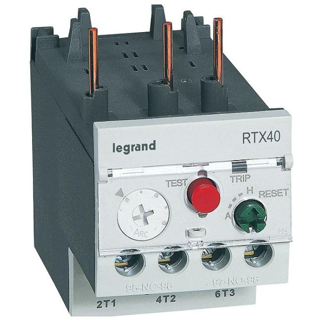 Реле перегрузки тепловое Legrand RTX? 2,5-4А, класс 10A, 416667 Реле перегрузки тепловое Legrand RTX? 2,5-4А, класс 10A, 416667