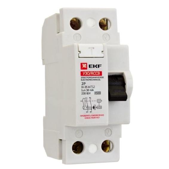УЗО EKF Basic 2P 63А 4.5 кА, 30 мА ( AC ), elcb-2-63-30-em-sim УЗО EKF Basic 2P 63А 4.5 кА, 30 мА ( AC ), elcb-2-63-30-em-sim