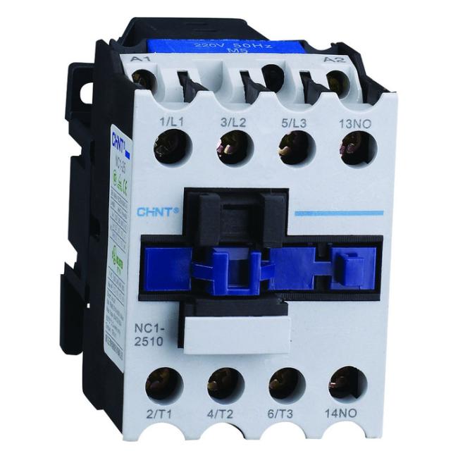Контактор Chint NC1 3P 25А 230В AC 11кВт, 221634 Контактор Chint NC1 3P 25А 230В AC 11кВт, 221634