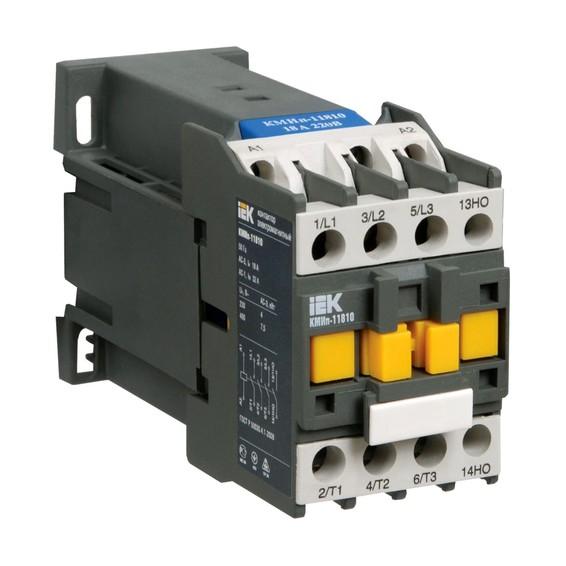 Контактор IEK КМИ 3P 24А 110В AC, KKM21-024-110-01 Контактор IEK КМИ 3P 24А 110В AC, KKM21-024-110-01