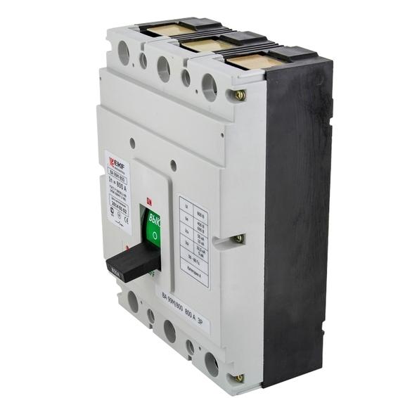 Силовой автомат EKF ВА-99 800А, термомагнитный, 35кА, 3P, 1000А, mccb99-800-1000 Силовой автомат EKF ВА-99 800А, термомагнитный, 35кА, 3P, 1000А, mccb99-800-1000