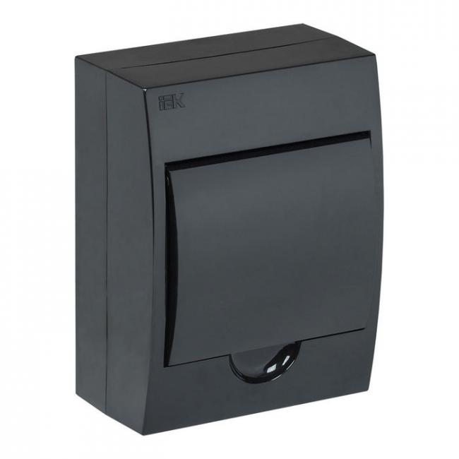 KREPTA 3 Корпус пластиковый ЩРН-П-6 IP41 черный IEK KREPTA 3 Корпус пластиковый ЩРН-П-6 IP41 черный IEK