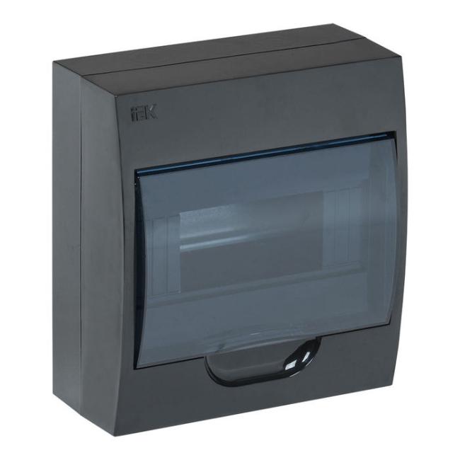 KREPTA 3 Корпус пластиковый ЩРН-П-8 IP41 черный IEK
