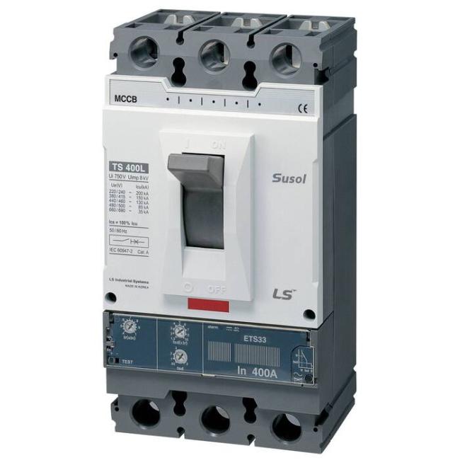 Силовой автомат LS Electric TS400 400А, ETM, 85кА, 3P, 400А, 108007300 Силовой автомат LS Electric TS400 400А, ETM, 85кА, 3P, 400А, 108007300