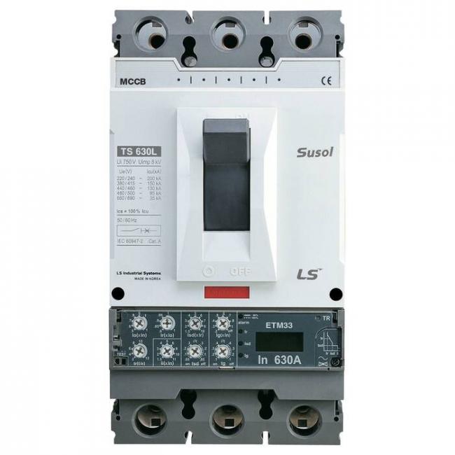 Силовой автомат LSIS TS 400А, ETM33, 65кА, 3P, 400А, 0108015600 Силовой автомат LSIS TS 400А, ETM33, 65кА, 3P, 400А, 0108015600