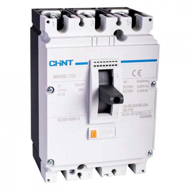 Выключатель-разъединитель пост. тока NM8NSD-250 DC 4P (R)(CHINT)