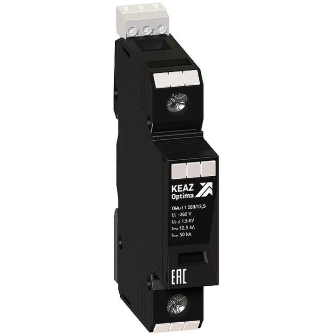 Ограничитель импульсных перенапряжений (УЗИП) OptiDin OM-I-1-280/12,5/R Ограничитель импульсных перенапряжений (УЗИП) OptiDin OM-I-1-280/12,5/R