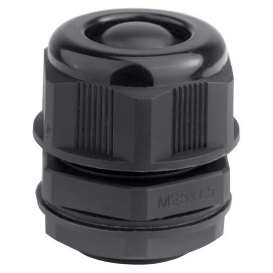 Кабельный ввод, IP68, M32, с мембраной, черный, для кабеля d.18-25mm (упак. 20шт) Кабельный ввод, IP68, M32, с мембраной, черный, для кабеля d.18-25mm (упак. 20шт)