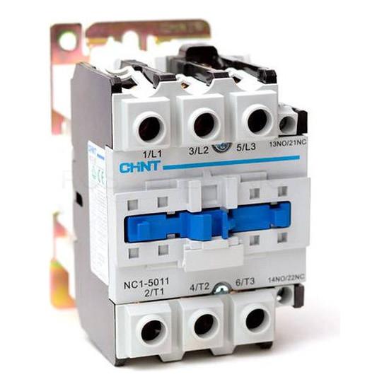 Контактор Chint NC1 4P 50А 230В AC 22кВт, 222448 Контактор Chint NC1 4P 50А 230В AC 22кВт, 222448