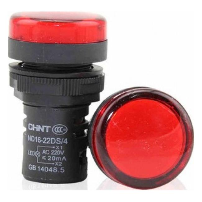Индикатор ND16-22DS/4 зеленый АС230В (R)(CHINT) Индикатор ND16-22DS/4 зеленый АС230В (R)(CHINT)