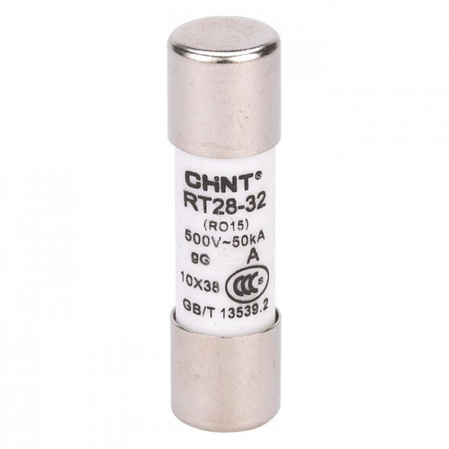 Плавкая вставка цилиндрическая RT28-32 6A 10х38 (CHINT) Плавкая вставка цилиндрическая RT28-32 6A 10х38 (CHINT)