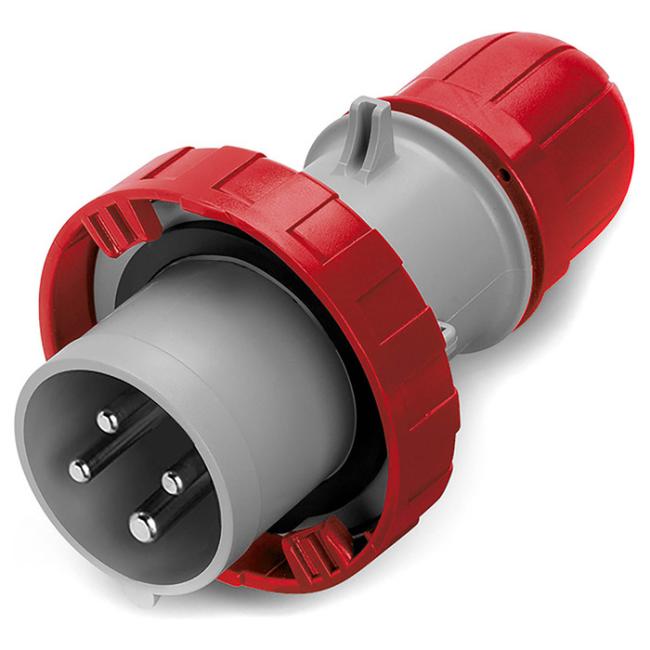 Вилка кабельная с безвинтовыми клеммами IP67 16A 3P+E 400В (упак. 10шт) Вилка кабельная с безвинтовыми клеммами IP67 16A 3P+E 400В (упак. 10шт)