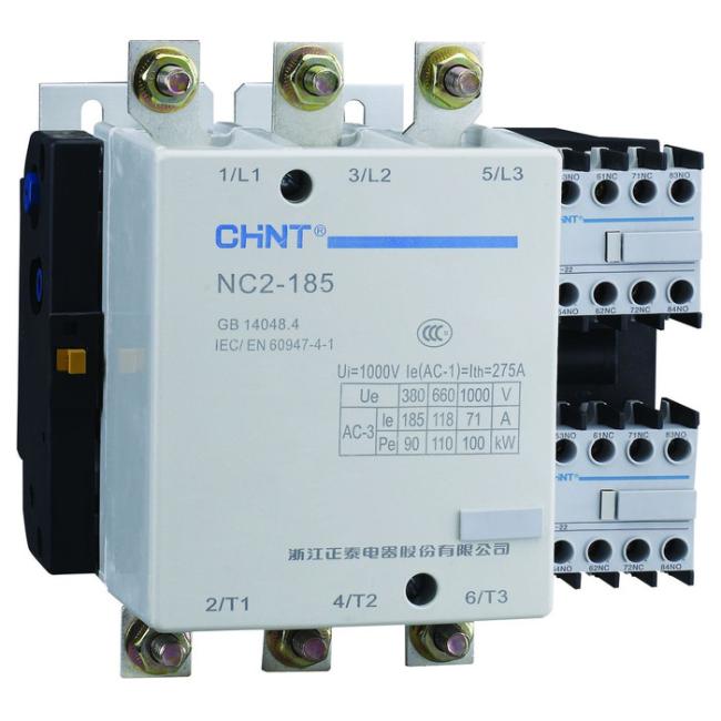 Контактор Chint NC2 3P 185А 220-240В AC 90кВт, 671435 Контактор Chint NC2 3P 185А 220-240В AC 90кВт, 671435
