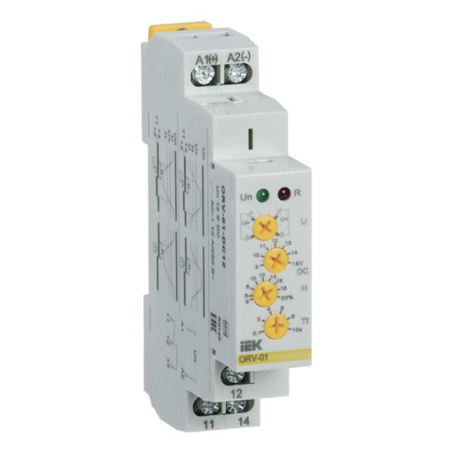 Реле напряжения ORV. 1ф 12 В DC IEK Реле напряжения ORV. 1ф 12 В DC IEK
