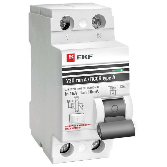 УЗО EKF PROxima 4P 63А 4.5 кА, 30 мА ( A ), elcb-4-63-30-e-a-pro УЗО EKF PROxima 4P 63А 4.5 кА, 30 мА ( A ), elcb-4-63-30-e-a-pro