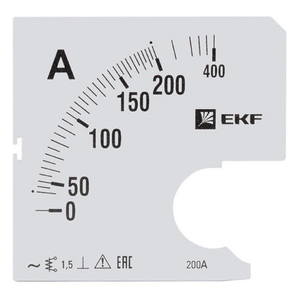 Шкала сменная для A961 200/5А-1,5 EKF PROxima Шкала сменная для A961 200/5А-1,5 EKF PROxima