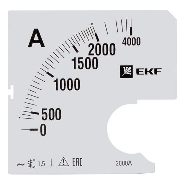 Шкала сменная для A961 2000/5А-1,5 EKF PROxima