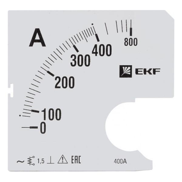 Шкала сменная для A961 400/5А-1,5 EKF PROxima Шкала сменная для A961 400/5А-1,5 EKF PROxima