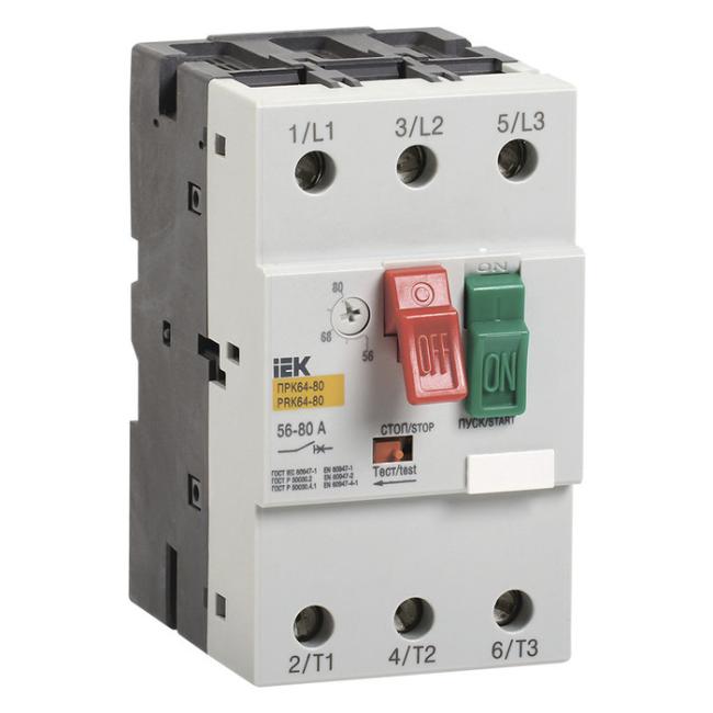 Пускатель IEK ПРК64 63А,DMS22-63 Пускатель IEK ПРК64 63А,DMS22-63