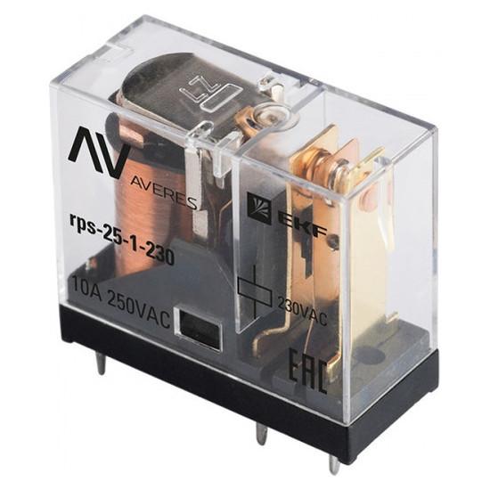 РП slim 25/1 10A 230В AC EKF AVERES РП slim 25/1 10A 230В AC EKF AVERES