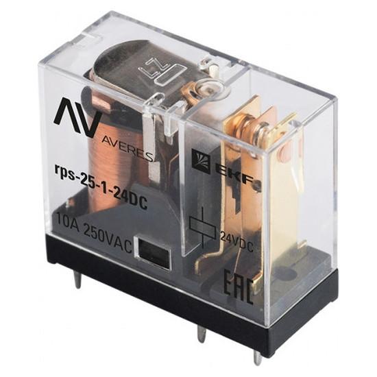 РП slim 25/1 10A 24В DC EKF AVERES РП slim 25/1 10A 24В DC EKF AVERES