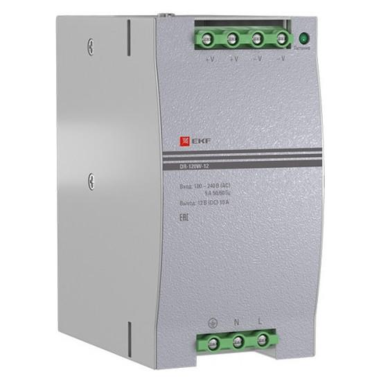 Блок питания 12В DR-120W-12 EKF PROxima Блок питания 12В DR-120W-12 EKF PROxima