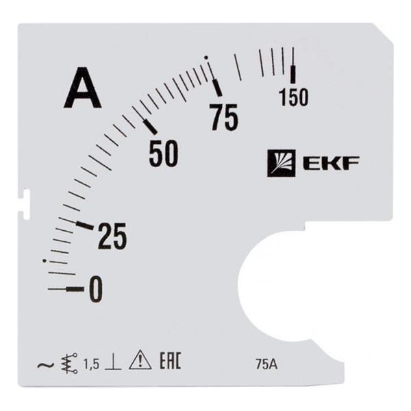 Шкала сменная для A961 75/5А-1,5 EKF PROxima Шкала сменная для A961 75/5А-1,5 EKF PROxima