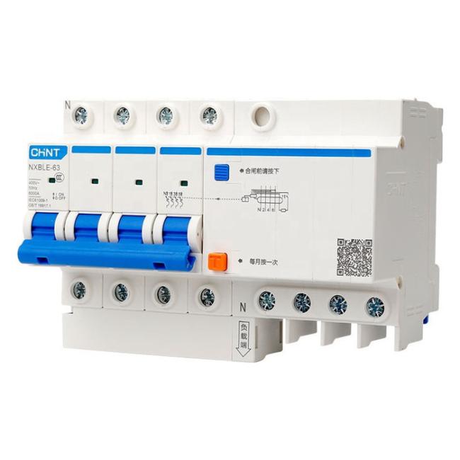 Дифавтомат Chint NXBLE-63 4P 40А (D) 6 кА, 300 мА ( AC ), 982755 Дифавтомат Chint NXBLE-63 4P 40А (D) 6 кА, 300 мА ( AC ), 982755