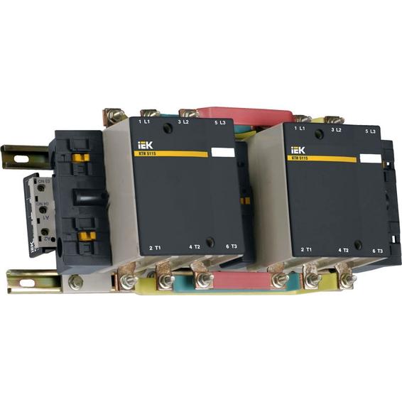 Реверсивный контактор IEK КТИ 6P 225А 400В AC, KKT53-225-400-10 Реверсивный контактор IEK КТИ 6P 225А 400В AC, KKT53-225-400-10