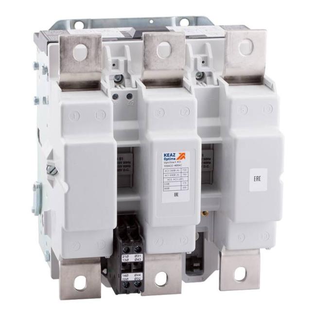 Контактор КЭАЗ OptiStart K3 3P 550А 400В AC 300кВт, 116981 Контактор КЭАЗ OptiStart K3 3P 550А 400В AC 300кВт, 116981