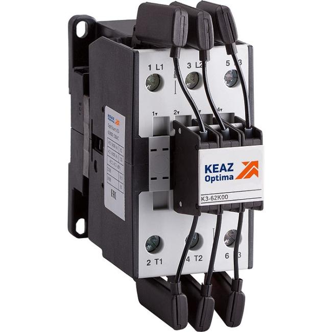 Контактор КЭАЗ OptiStart K3 3P 50А 230В AC 22кВт, 117088 Контактор КЭАЗ OptiStart K3 3P 50А 230В AC 22кВт, 117088