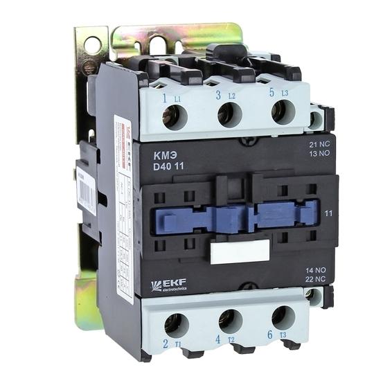 Контактор EKF КМЭ 3P 50А 400В AC 18.5кВт, ctr-s-50-380 Контактор EKF КМЭ 3P 50А 400В AC 18.5кВт, ctr-s-50-380