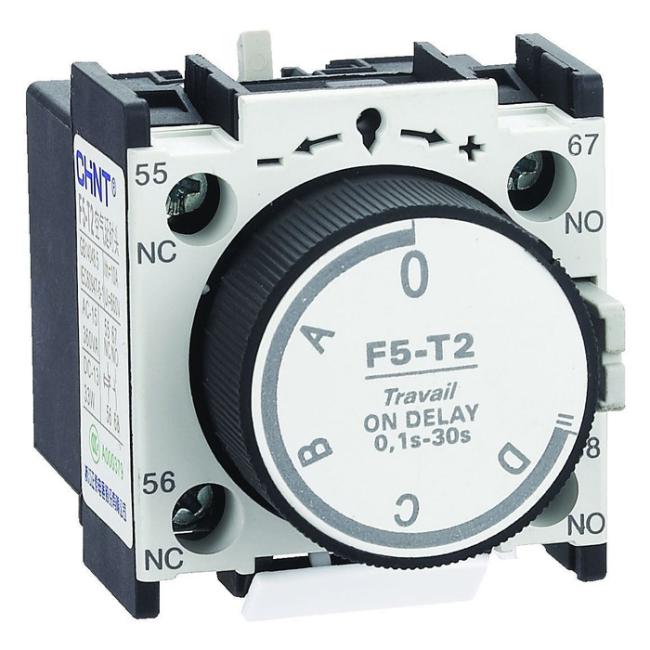 Приставка выдержка времени F5-T4 к контактору NC1, NC2 и NXC (R)(CHINT)
