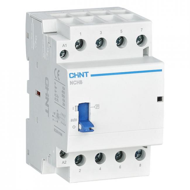 Модульный контактор Chint NCH8M 16А 230В AC, 257460 Модульный контактор Chint NCH8M 16А 230В AC, 257460