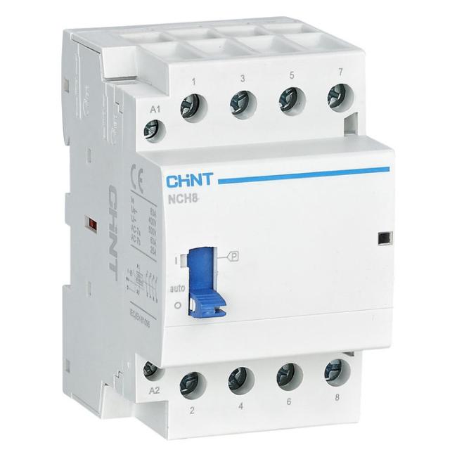 Модульный контактор Chint NCH8M 20А 24В AC, 257464 Модульный контактор Chint NCH8M 20А 24В AC, 257464